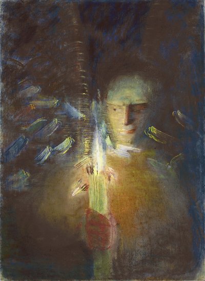Część Prawdy Ciurlionis, Mikalojus Konstantinas (1875-1911). Pastel na papierze, format: 91x66,8 autorstwa Mikalojus Konstantinas Čiurlionis