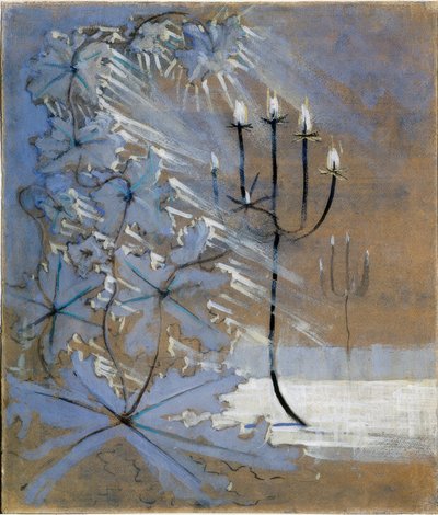 Zima (V) autorstwa Mikalojus Konstantinas Čiurlionis