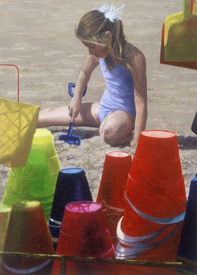 Gra w zatoce St Brelades autorstwa Mike Briscoe