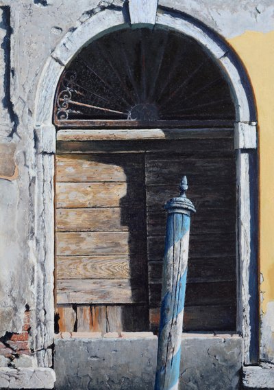 Widok z gondoli (olej na panelu) autorstwa Mike Briscoe