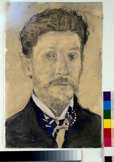Autoportret - Dzieło Michaiła Aleksandrowicza Wrubla (Wroubla) (1856-1910) autorstwa Mikhail Aleksandrovich Vrubel