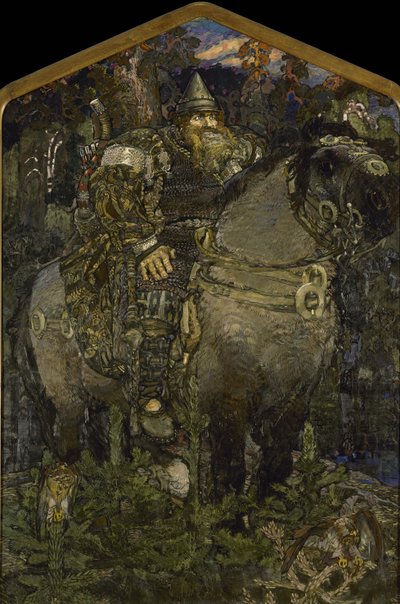 Bogatyr, 1898 autorstwa Mikhail Aleksandrovich Vrubel