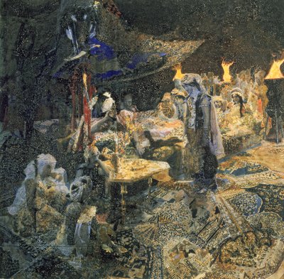 wschodnia opowieść autorstwa Mikhail Aleksandrovich Vrubel