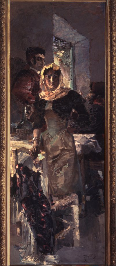Hiszpania (Hiszpania) - Obraz Michaiła Aleksandrowicza Vrubel (Vrubel) (1856-1910), olej na płótnie autorstwa Mikhail Aleksandrovich Vrubel