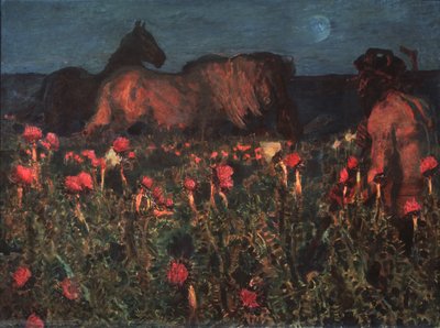 Nadchodzi noc, 1900 autorstwa Mikhail Aleksandrovich Vrubel