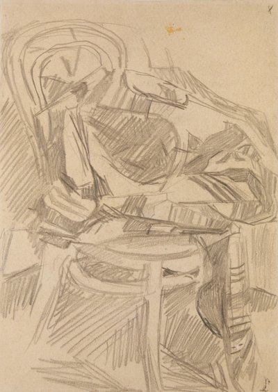 Pled na krześle, 1904 autorstwa Mikhail Aleksandrovich Vrubel