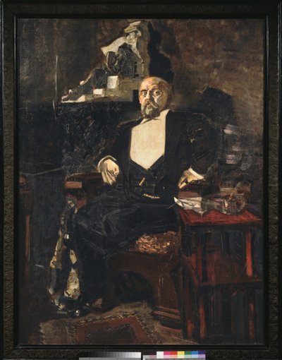 Portret Sawy Manontowa, 1897 autorstwa Mikhail Aleksandrovich Vrubel