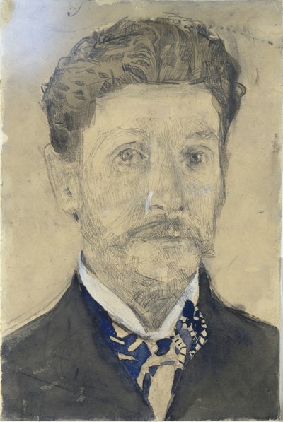 Autoportret, 1904-1905 autorstwa Mikhail Aleksandrovich Vrubel