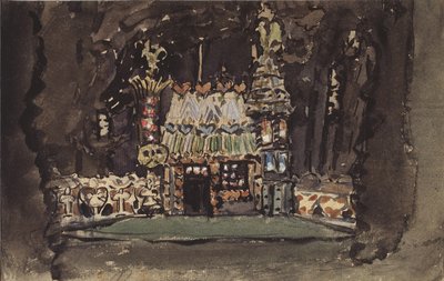 Scenografia do opery Jaś i Małgosia E. Humperdincka, 1895 autorstwa Mikhail Aleksandrovich Vrubel