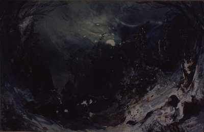 Scenografia do opery Potęga diabła A. Sierowa, 1871 autorstwa Mikhail Ilyich Bocharov