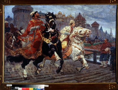 Młodość cara Iwana Groźnego (Iwana IV Rosyjskiego) autorstwa Mikhail Ivanovich Avilov