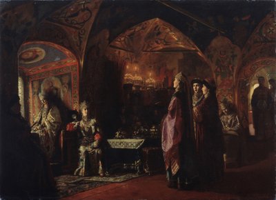 Mieszkanie Carevny, 1878 autorstwa Mikhail Petrovich Klodt Baron