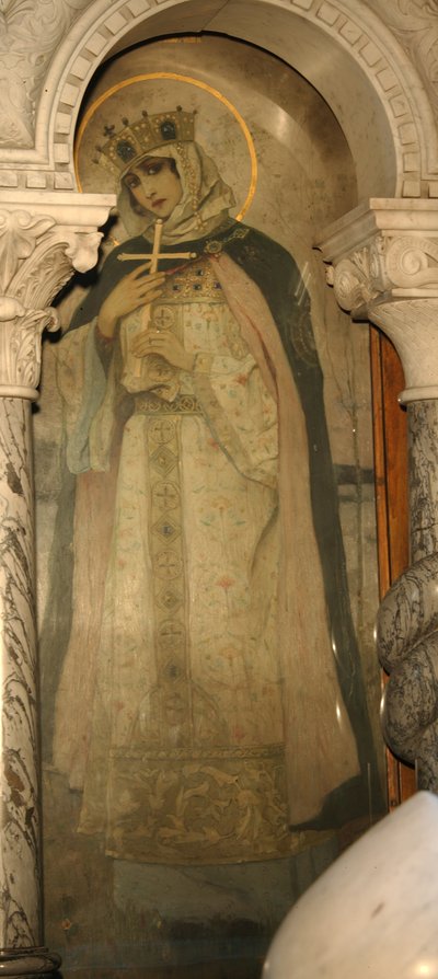 Święta Olga, księżna Kijowa, 1885-1896 autorstwa Mikhail Vasilievich Nesterov