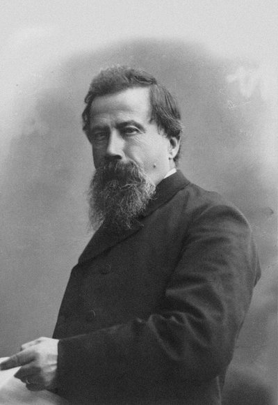 Portret kompozytora Amilcare Ponchielli 1834-1886. autorstwa Milano . Guigoni and Bossi