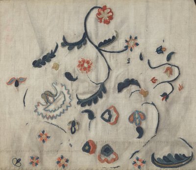 Haftowana halka (Detal) autorstwa Mildred E. Bent