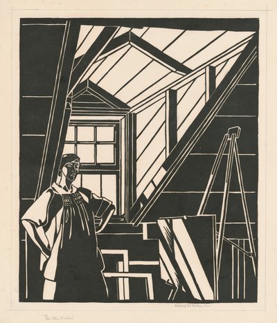 Okno na poddaszu autorstwa Mildred McMillen