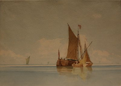 Spokój, data nieznana (akwarela i ołówek na papierze) autorstwa Miles Edmund Cotman