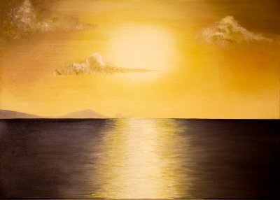 zachód słońca autorstwa Mimi_art