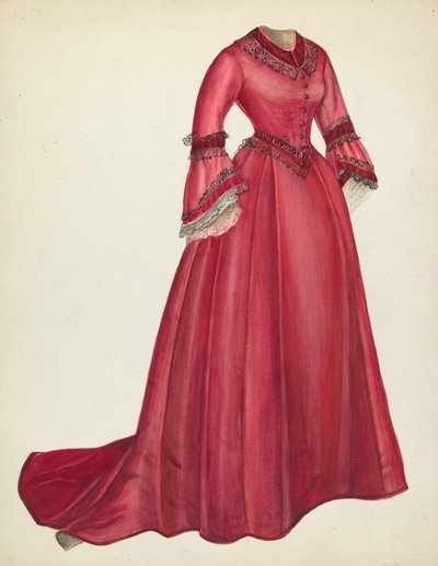 Sukienka popołudniowa, 1935-1942. autorstwa Mina Lowry