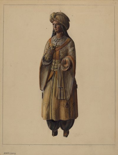 Rysunek sklepu z cygarami, c. 1937. autorstwa Mina Lowry