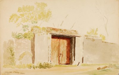 Abbey Gate-St. Valery autorstwa Miner Kilbourne Kellogg