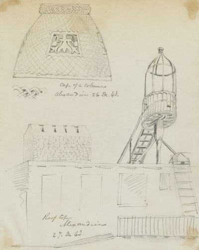 Aleksandria (dach/czapka kolumny) autorstwa Miner Kilbourne Kellogg