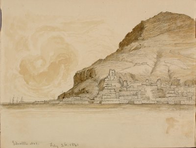 Gibraltar autorstwa Miner Kilbourne Kellogg