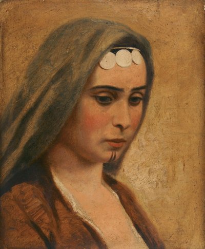 Głowa Arabki, b.d. autorstwa Miner Kilbourne Kellogg