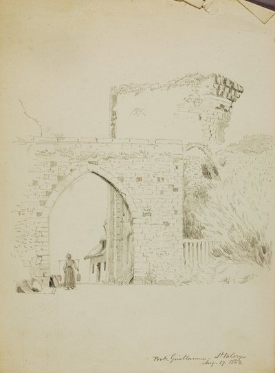 Porte Guillaume, St Valery autorstwa Miner Kilbourne Kellogg
