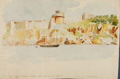 Świątynia Merkurego, 1844. autorstwa Miner Kilbourne Kellogg
