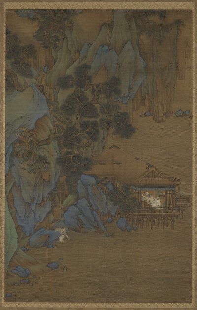 Ciesz się bryzą w pawilonie nad wodą, XVI-XVII w. autorstwa Ming Dynasty Chinese School