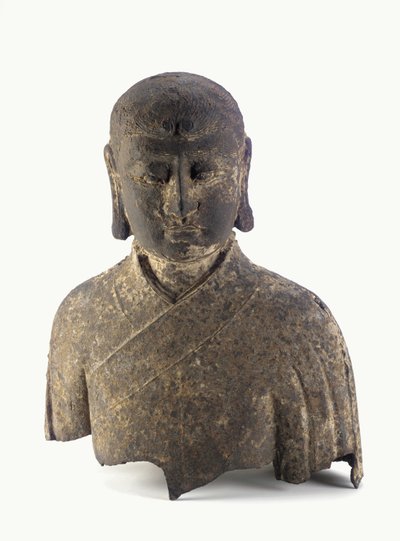 Głowa i popiersie Lohan (żelazo) autorstwa Ming Dynasty Chinese School