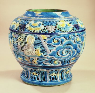 Duży wazon, dynastia Ming autorstwa Ming Dynasty Chinese School