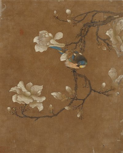 Dziesięć zdjęć ptaków i kwiatów (kolor na jedwabiu) autorstwa Ming Dynasty Chinese School