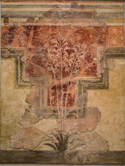 Kompozycja minojska. Panel "Fresków Lilii" autorstwa Minoan