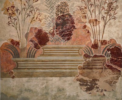 Panel "Fresków Lilii" autorstwa Minoan