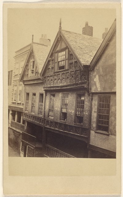Chester. [widok budynków] autorstwa Minshull and Hughes
