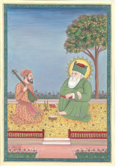 Guru duchowy i muzyk autorstwa Mirza Baig