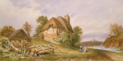W pobliżu Christchurch, Hampshire, 1874 autorstwa Miss Lorimer