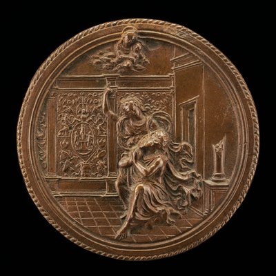 Augustus i Sybilla Tyburtyńska, koniec XV - początek XVI wieku. autorstwa Moderno