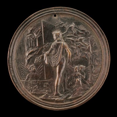 Orfeusz Schodząc do Hadesu, koniec XV - początek XVI wieku. autorstwa Moderno