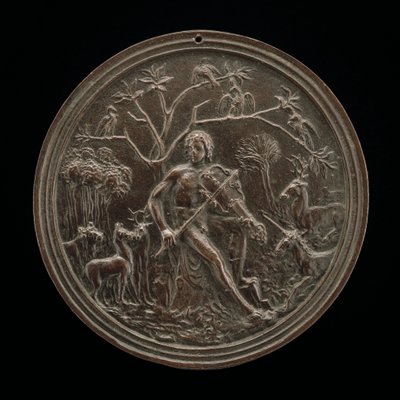 Orfeusz bawiący się ze zwierzętami, koniec XV - początek XVI wieku. autorstwa Moderno