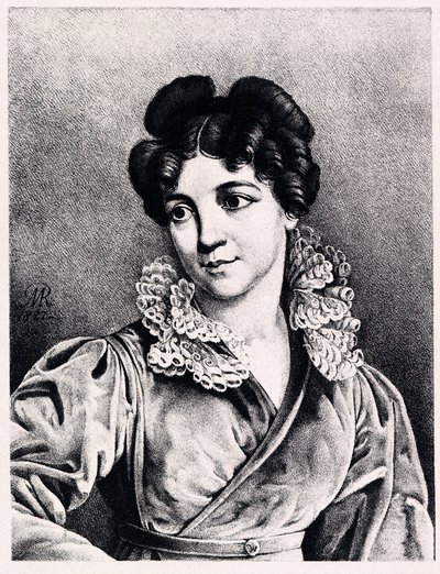 Portret hrabiny Praskovya Petrovna Kutaisova 1784-1870, 1827 autorstwa Modest Dmitryevich Rezvoy