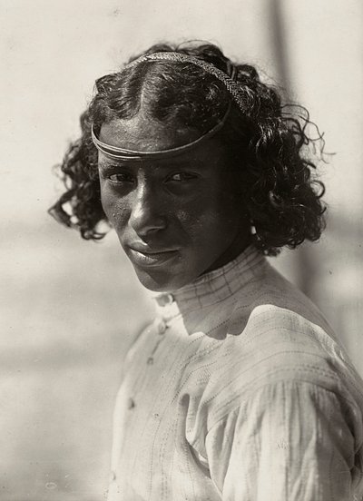 Budowanie imperium w epoce faszystowskiej: rybak z Massaua, 09.05.1936 (zdjęcie czarno-białe) autorstwa Modestino Baldinetti