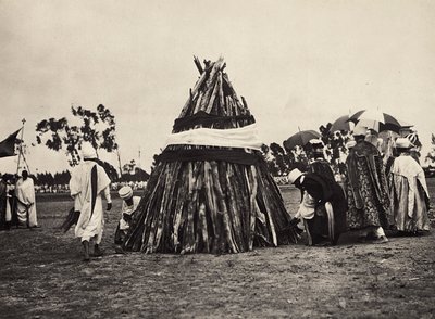 Budowanie imperium w epoce faszystowskiej: damerà, 09.05.1936 (zdjęcie czarno-białe) autorstwa Modestino Baldinetti