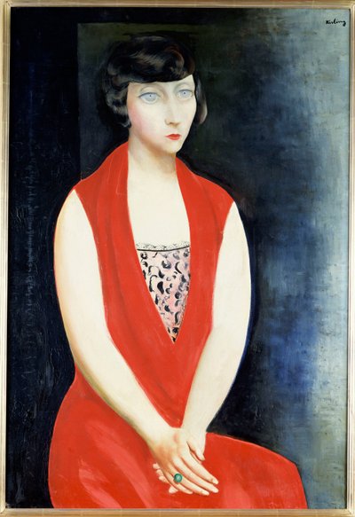 Panna Sylvie autorstwa Moise Kisling