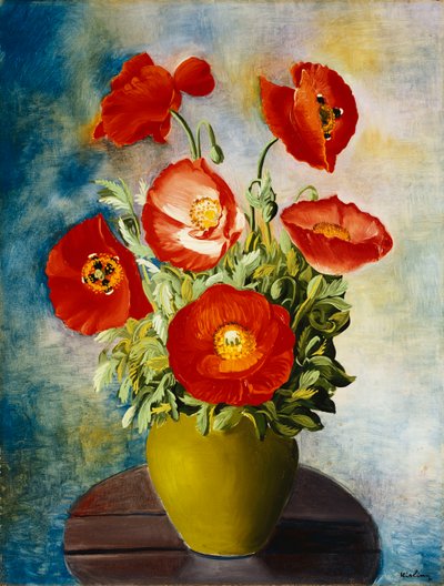 Maki w wazonie; Coquelicots dans un Vase autorstwa Moise Kisling
