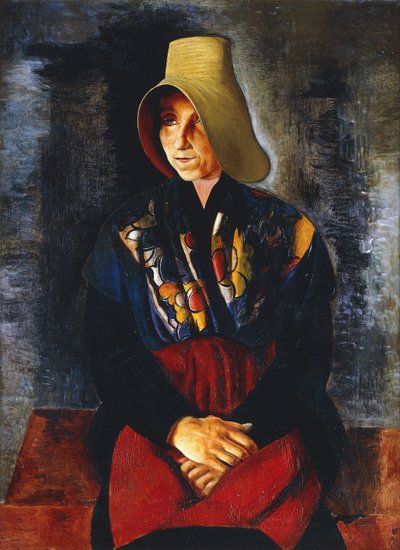 Portret matki Renee Kisling; Portrait de la Mere de Renee Kisling autorstwa Moise Kisling