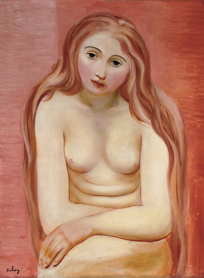 Akt siedzący; Nu assis autorstwa Moise Kisling