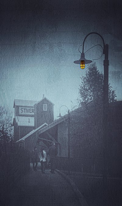 Melancholijna, deszczowa ulica autorstwa Molly Fu APA